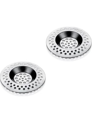 Aesco Paslanmaz Metal Lavabo Süzgeci Eviye Süzgeci Paslanamaz Süzgeç (2)