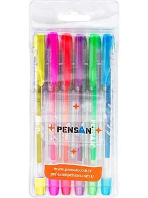 Aesco My-Kıng Neon Jel Kalem 6lı Set - PE02227JK00N6