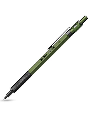 Aesco Scrikss Ofis Matri-X Versatil 0.7 mm Kalem, Silgili, Yeşil