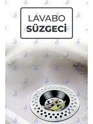 Aesco Paslanmaz Metal Lavabo Süzgeci