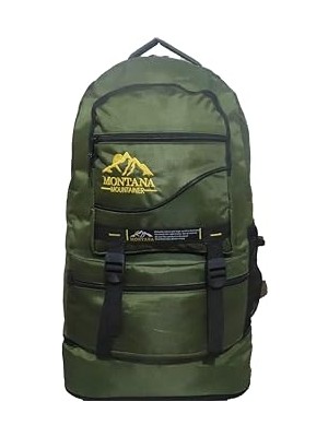 Aesco 55+10 Litre Körüklü Su Geçirmez Çok Gözlü Okul-Kampçı-Seyahat-Dağcı-Outdoor Sırt Çantası