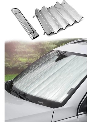 Elivora Katlanabilir Oto Ön Cam Güneş Koruma Isı Yalıtımlı Peugeot 3008 Nissan Qashqai Honda Civic Volkswagen Passat