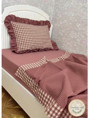 Madame Asel Home Pike Yatak Örtüsü Waffle