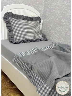 Madame Asel Home Pike Yatak Örtüsü Waffle