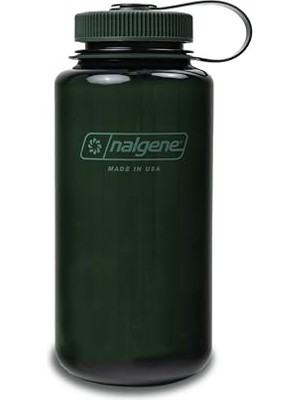 Aesco Monokrom Collection Su Şişesi, Geri Dönüştürülmüş Malzemelerden Bpa Içermeyen Su Şişesi, Sırt Çantasıyla Seyahat, Yürüyüş, Fitness Stüdyosu Için Tekrar Kullanılabilir Su Şişesi, 900 Ml, Yeşim