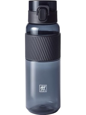 Aesco Zwıllıng Içecek Şişesi, Bpa Içermez, Fitness, Boş Zaman ve Ofis Için Su Şişesi, Tritan, Siyah, 680 ml