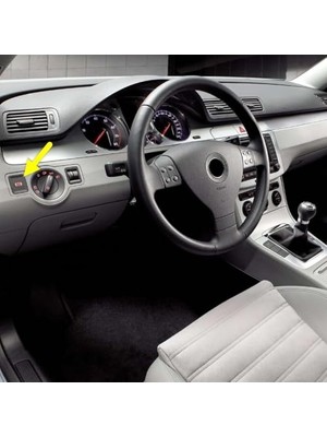 Aesco Park El Fren Kolu Basma Tuşu Düğmesi 3C0927225B Vw Passat B6 ile Uyumlu 2006-2011