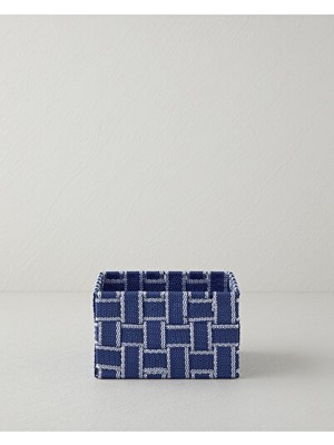Orvessa Lacivert Shine Sepet ile Günlük Kullanım ve Saklama 16X16X9 cm