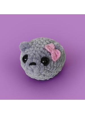 Odea Sad Hamster Amigurumi Tığ Kiti Örgü Seti