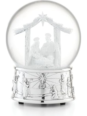 Odea Lenox Reed And Barton Nativity Müzikal Kar Küresi, 1,4 Kg, Çoklu