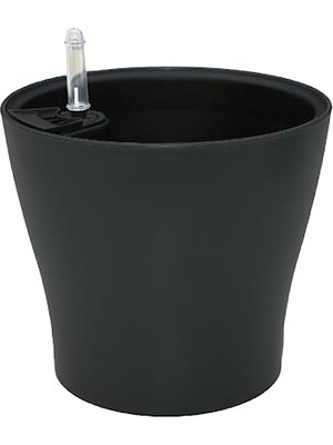 Aesco Akıllı Saksı, Iç Mekan Bitkileri Için Kendi Kendini Sulayan Çiçek Bitki Saksısı, 4’lü Set Su Seviye Göstergeli Plastik Akıllı Saksı