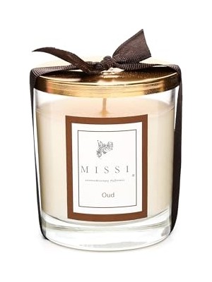 Odea Missi Kapaklı Oud Kokulu Vegan Mum 140 gr