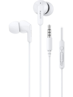 TeknoKapsül Havit E335P Kulak Içi Kablolu Kulaklık - Mikrofonlu, 3.5mm Jack, 1.2m Kablo