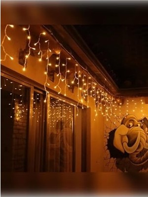 Odea Saçak LED 16 Sarkıt Gün Işığı Fişli Eklemeli 4 Metre 8 Fonksiyonlu