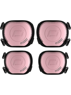 Odea Scoot And Ride Xxs-S Dizlik ve Dirseklik Scooter Koruyucu Set Pembe 230925-00016