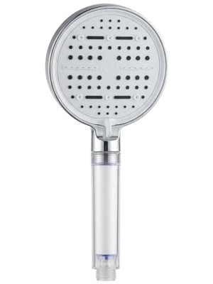 Aesco Mayaglory Multi 6 Fonksiyonlu Spa Etkili Filtreli Duş Başlığı Yüksek Basınçlı Su Tasarruflu Klor ve Kireç Önleyici El Duşu, Handshower (Art Deco)          [enerji Sınıfı A++]