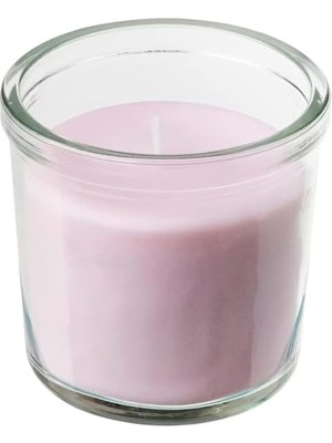 Odea Lugnare Cam Içinde Kokulu Mum, (Yasemin/pembe), Çap: 7,5 cm