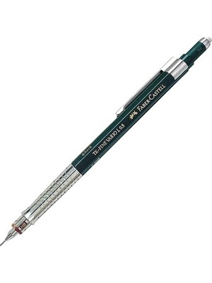 Odea Faber-Castell Vario Lüx Versatil Kalem, 0.5 mm Uç, Sertlik Ayarlı Metal Uç, Silgili, Ergonomik Tutuş, Yeşil