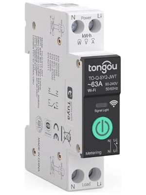 Odea Wifi 63 Amper Akıllı Sigorta (Tuya, Smart Life, Home Assistant Uyumlu)
