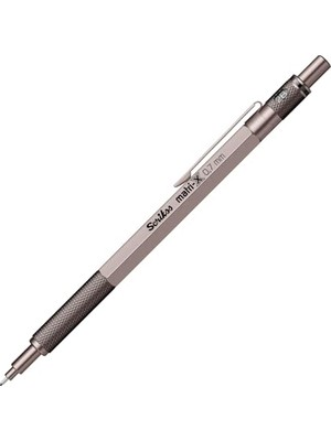 Odea Scrikss Office Matri-X Versatil 0.7 mm Metalik Gri Şeffaf Amb.