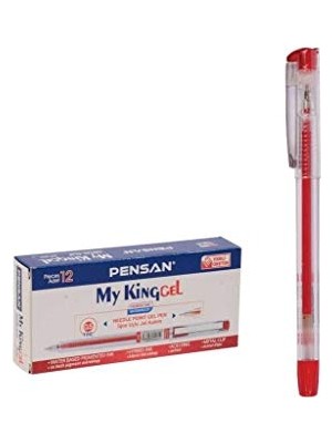 Odea 6405 My-Kıng Jel Metal Klips Klm Kırmız 0,5 12'li Paket - PE06405KIRMIZI