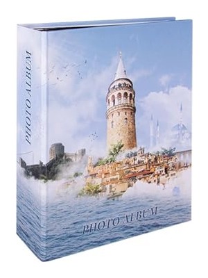 Odea Rabsev RS306 Fotoğraf Albümü 10X15CM 200 Fotoğraf Kapasiteli Istanbul Desenli Lüks Albüm