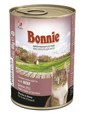Odea Bonnie Sos Içinde Et Parçacikli Dana Etli Yetişkin Kedi Si 400 G