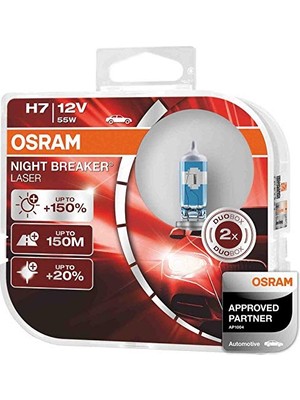 Odea Osram H7%150 Fazla Işık Night Breaker Laser 12V
