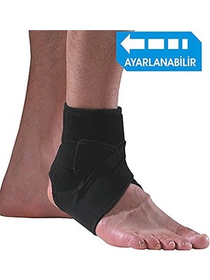 Odea Voit 1VTAK9911 Ayak Bi̇lekli̇k, Unisex, Siyah, Large