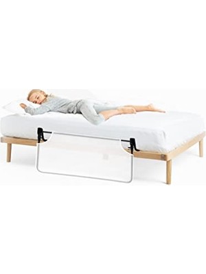 Odea Agubugu Baby - Desensiz Beyaz Fileli Katlanabilir Yatak Bariyeri 120 cm