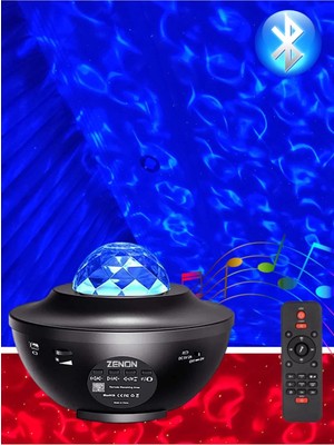 Empressco Lazer Işıklı Renkli Disko Parti Lambası, Bluetooth ve USB Hoparlör