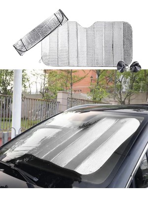 Elivora Uv ve Isı Önleyici Oto Ön Cam Güneşliği Hyundai I20 Fiat Egea Toyota Corolla Volkswagen Passat