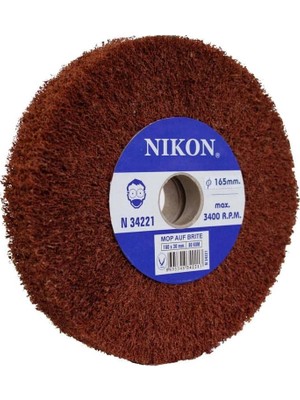Nacario Nikon N34221 Keçe Mop Zımpara 165X30X25 mm 80 Kum