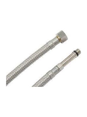 Nacario Batarya Baglantı Su Fleks Hortum Uzun Girişli M10X3/8-60CM 1 Adet (5 Cm)