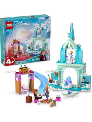 Nacario LEGO Disney Princess Elsa'nın Karlar Ülkesi Şatosu 43238-4 Yaş ve Üstü Kız ve Erkek Çocukları Için Elsa ve Anna Mini Bebek ve 2 Hayvan Figürü Içeren Yapım Seti, Doğum Günü Hediyesi Fikri (163 Parça)