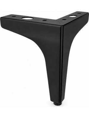 Nacario Erk Eren 13 cm Mat Siyah Metal Mobilya Köşe Ayağı Dayanıklı Modern Tasarım Koltuk Sehpa Mobilya