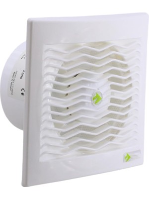 Nacario Elektrikli 100 mm Banyo Wc Mutfak Büro Aspiratörü Havalandırma Fan Kirli Hava Kötü Koku Egzoz Fanı