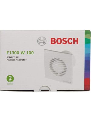Nacario Bosch Banyo Havalandırma Fanı 1300 Serisi (100 Mm)