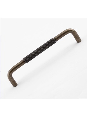 Nacario Uber Tırtıklı Antik Sarı Metal Kulp 160 mm 16 cm Mobilya Çekmece Mutfak Dolabı Dolap Modern Kapak