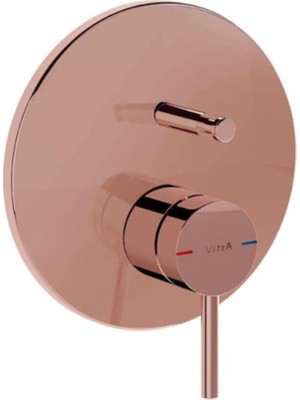 Nacario Vitra Origin A4262026 Ankastre Banyo Bataryası, Sıva Üstü, Bakır