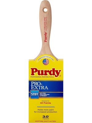 Nacario Purdy 144380730 Pro-Extra Sprig Naylon/polyester/chinex Fırça Süsleme Fırçası, Çok Renkli, 7,6 cm
