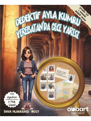 Nacario Dedektif Ayla Kumru Yerebatan'da Gece Yarısı, Çocuklar Için Eğlenceli Dedektiflik Oyunu