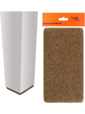 Nacario BADEM10 Nobel Masa Sandalye Parke Zemin Koruyucu Keçe Yapışkanlı Dikdörtgen 240X120 mm