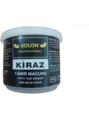 Nacario Solon Çok Amaçlı Ahşap Parke Masa Sehpa Çizik Çok Amaçlı Tamir Dolgu Macunu Kiraz 240 gr