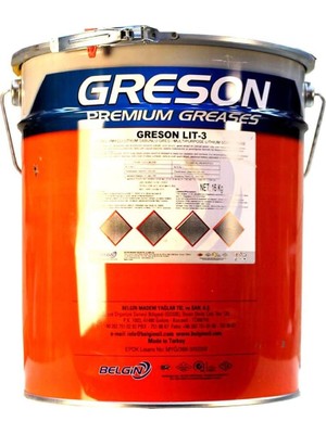 Nacario Lubex Greson Lıt 3 16 kg Sarı Gres Yağı