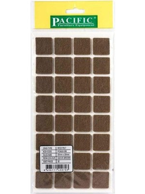 Nacario Masa Sandalye Keçesi 25X25 mm Kare