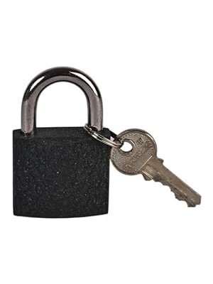 Nacario Gri Kısa Asma Kilit, 63 mm