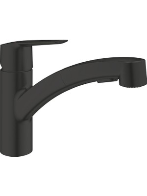 Nacario Grohe Start Spiralli Eviye Bataryası | 90˚ Dönüş Açısı | Mat Siyah | 303072431