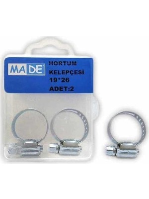 Nacario Katar Made Hortum Kelepçesi 19X26 (1 Kutu:2 Adet) St-42