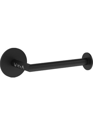Nacario Vitra Origin A4488736 Tuvalet Kağıtlığı, Mat Siyah